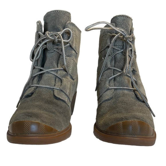 Sorel Toronto Oiled suede leather Waterproof Lace-up Wedge Boot. Size 9.5 GUC - Picture 2 of 14